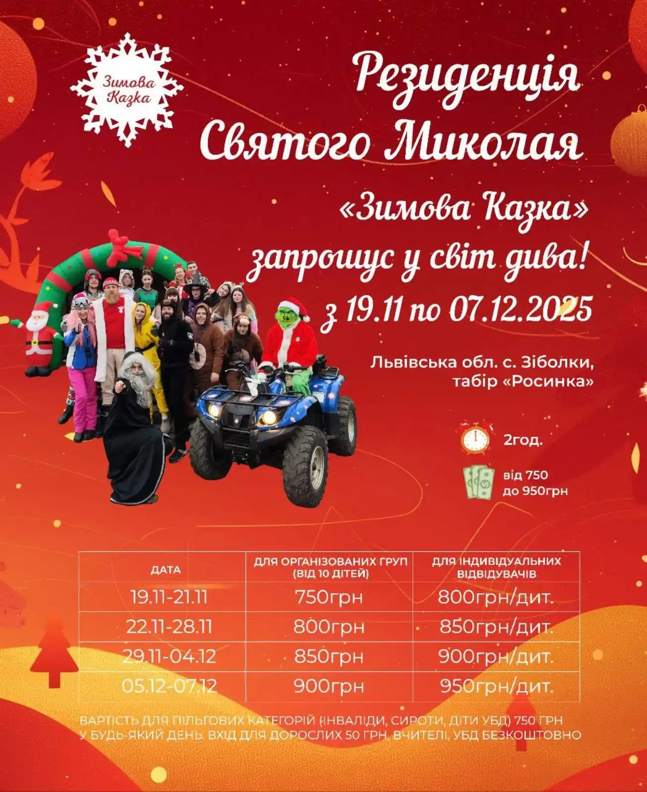 Зимова казка - резиденція Святого Миколая