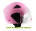 Жіночий мотошлем, шлем полулецевик, pink, для дівчат, відкритий, шолом, шлем