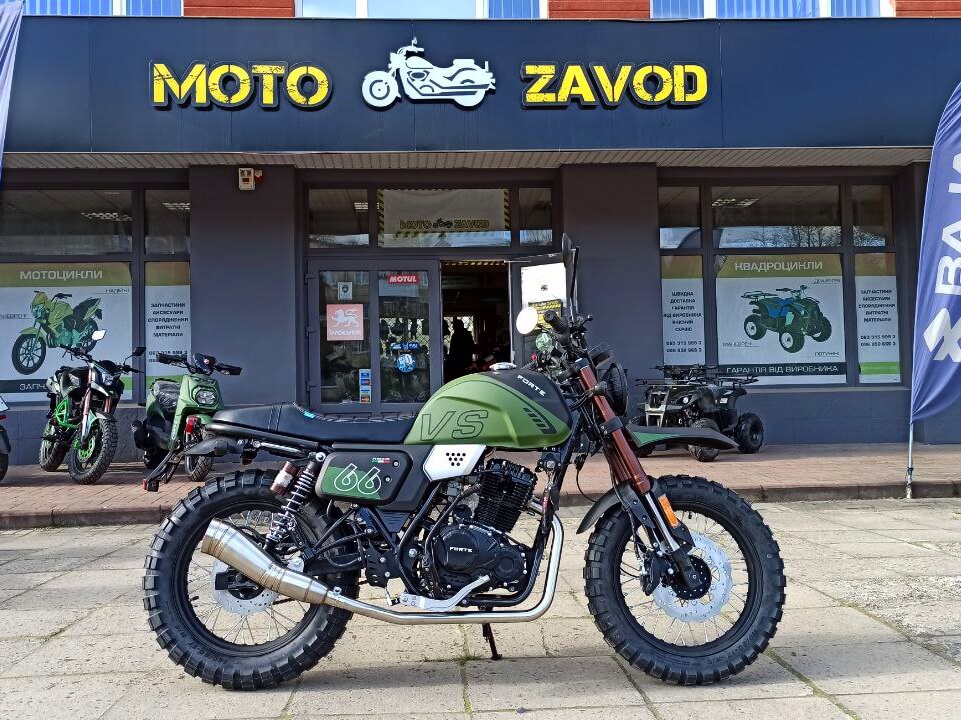 Мотоцикл Scrambler Forte FT250-F6 Купити мотоцикл Scrambler Львів